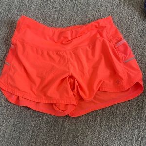 Orange Athleta Shorts